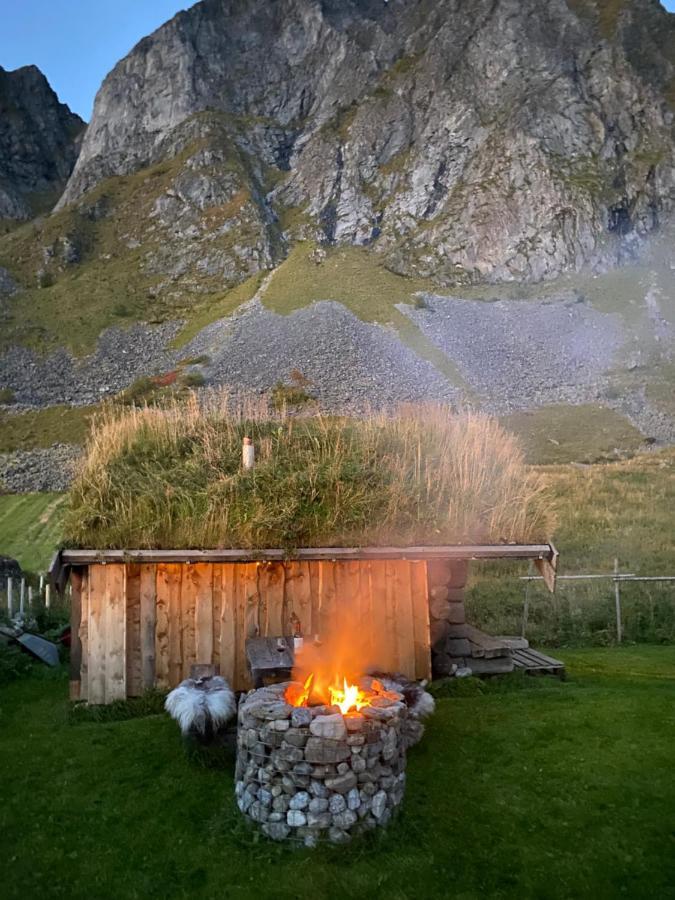 Unstad Cabin With Seaview Unnstad Eksteriør bilde
